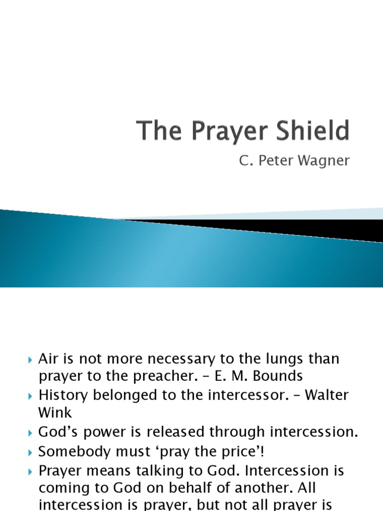 The Prayer Shield PDF Intercession Prayer