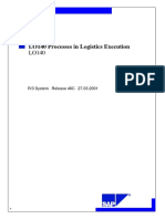 Processes in Logistics Execution Edited PDF