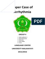 Paper Case of Arrhythmia: Group 4