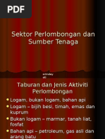 Sektor Perlombongan Dan Sumber Tenaga