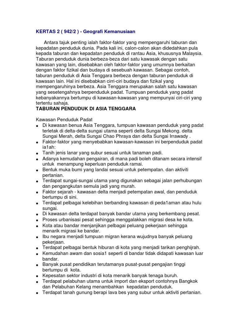 Contoh Soalan Demografi - Nice Info d Contoh Soalan Demografi - Nice Info d