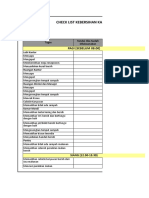 Contoh Form Checklist Housekeeping.xls