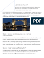 Países que falam inglês. EUA e Inglaterra, Índia e outros.pdf