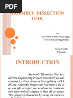 Assembly Dissection Tool: by MV - Kathik Kumar (07591A0534) T. Varun Kumar (07591A0559)