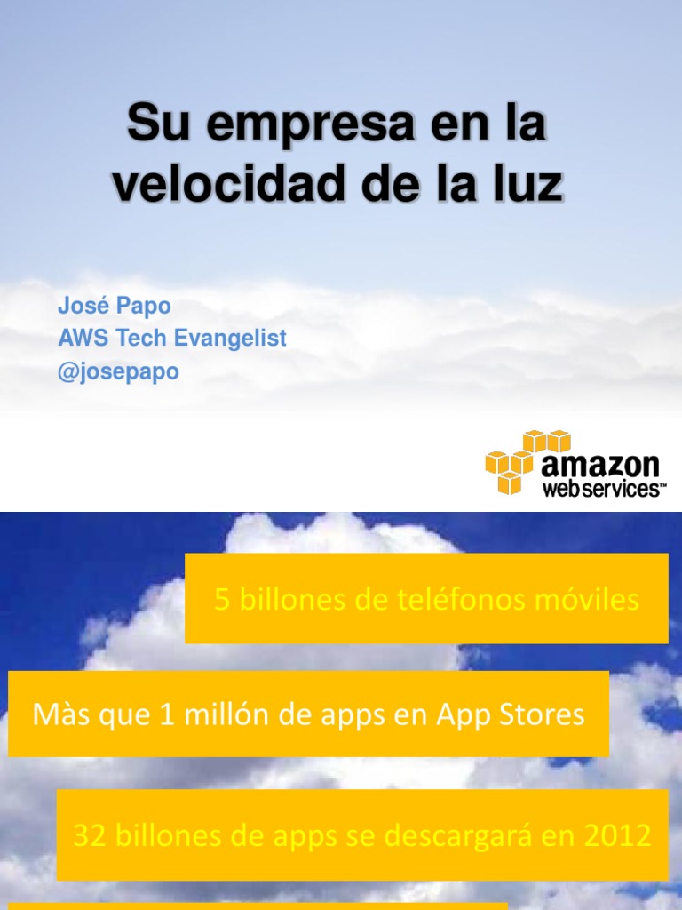 Optimización de Infraestructura con AWS | PDF | Computación en la nube ...