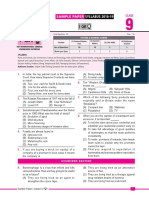 Sample Paper Syllabus 2018-19: Class