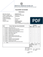 Transkrip Mahasiswa PDF