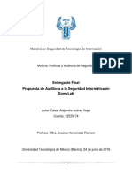 Propuesta de Auditoría A La Seguridad Informática