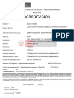 Acreditacion 20603177348 PDF