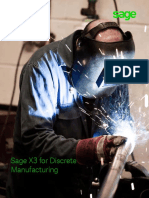 Sage X3 Discrete Manufacturing