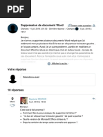 Suppression de Document Word