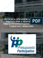 Juan Carlos Escotet - Banesco atenderá cuatro proyectos a través del presupuesto participativo Caracas y Miranda