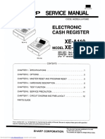 Sharp Servicemanual: Electronic Cash Register