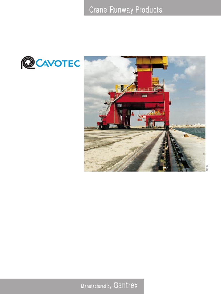 Crane Runway Products: Manufactured by | PDF | Screw | Mechanical ...