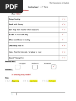 KG2 Reading Report