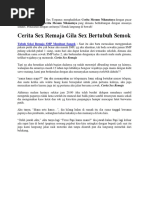 Cerita Seks Indonesia 2011 Terbaru | PDF