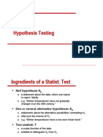 Hypothesis Tests