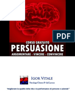 Persuasione Gratis Dr. Igor Vitale