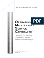 Operations and Maintenance Service Contracts - 0