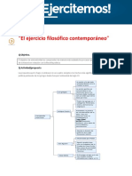 El Ejercicio Filosófico Contemporáneo - Introducción A La Filosofía - M3