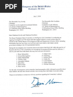 CHM Ltr to OGR and JUD Re Witness Referrals - 5 Jul 18