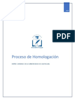 Registro Homologación Ug