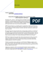 NFWF Recovered Oil Fund Seeks Proposals 9-23-10