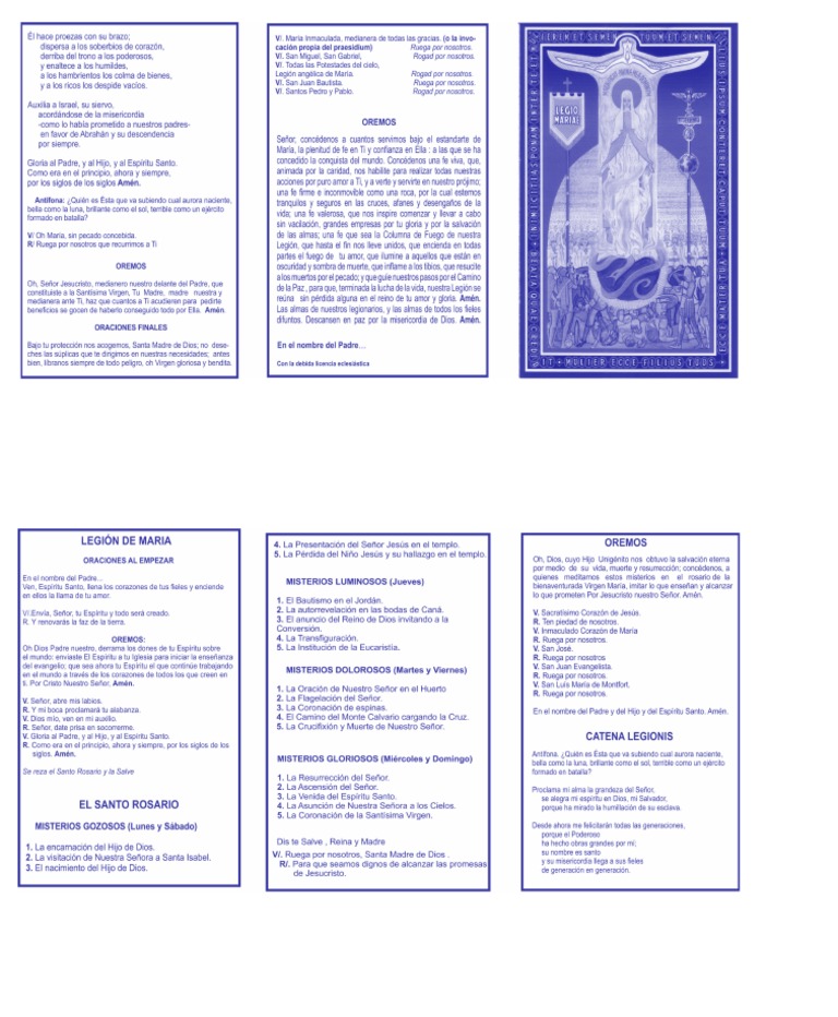 Catena de La Legion de Maria Tam. Oficio