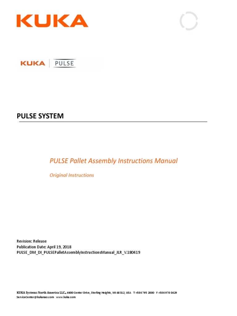 PULSE Pallet Assembly Manual | PDF | Safety | Personal Protective Equipment