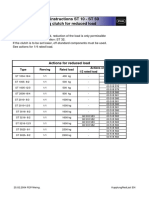 Assembly Instructions ST 10 - ST 50 Adjusting Clutch For Reduced Load