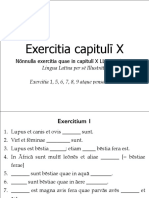 Exercitia Cap X