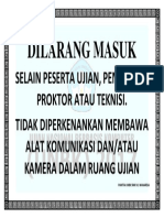 B. Dilarang Masuk 2017 UNBK