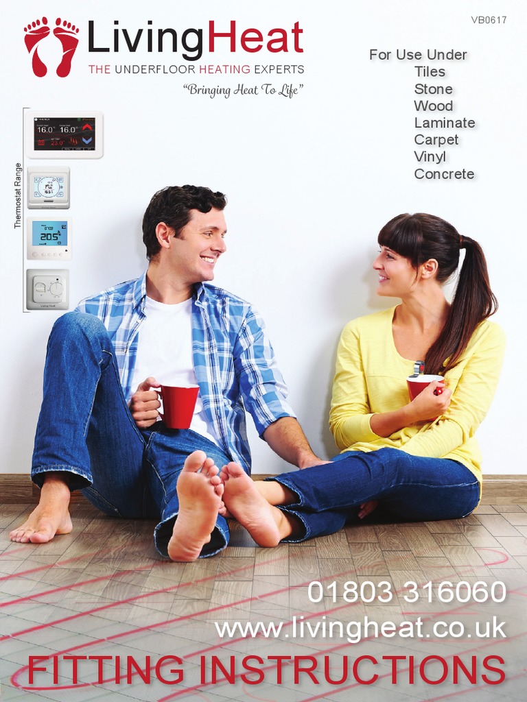 Underfloor Heating Installation Guide | PDF | Flooring | Thermostat