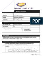 Animal Welfare League of QLD: Position Description
