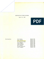 0- Construction Estimating Manual - 1985