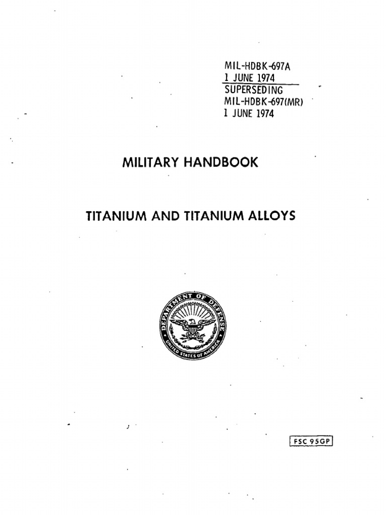 Titanium Alloys Handbook for Engineers | PDF | Titanium | Heat Treating