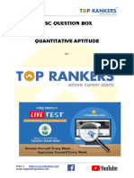 SSC Question Box Quantitative Aptitude