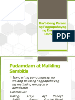 Filipino9 Ibat Ibangparaanngpagpapahayagngemosyonodamdamin 160520060657