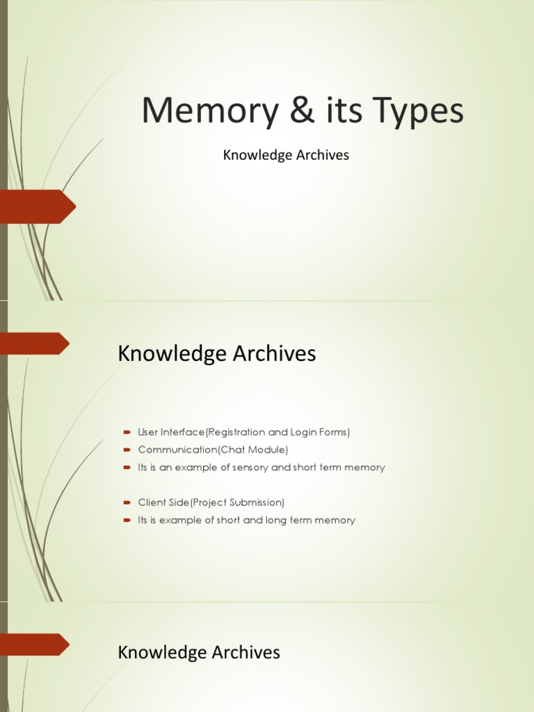 Types of Memory Explained | PDF | Computers