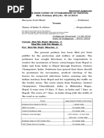 WPPIL No. 43 of 2014 Uttrakhand High Court orders for animals - Abhishek Kadyan