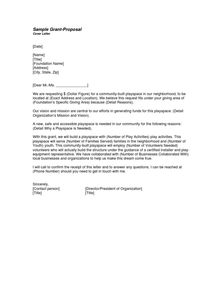 Fundraising Sample Cover Letter | PDF | Games &amp; Activities