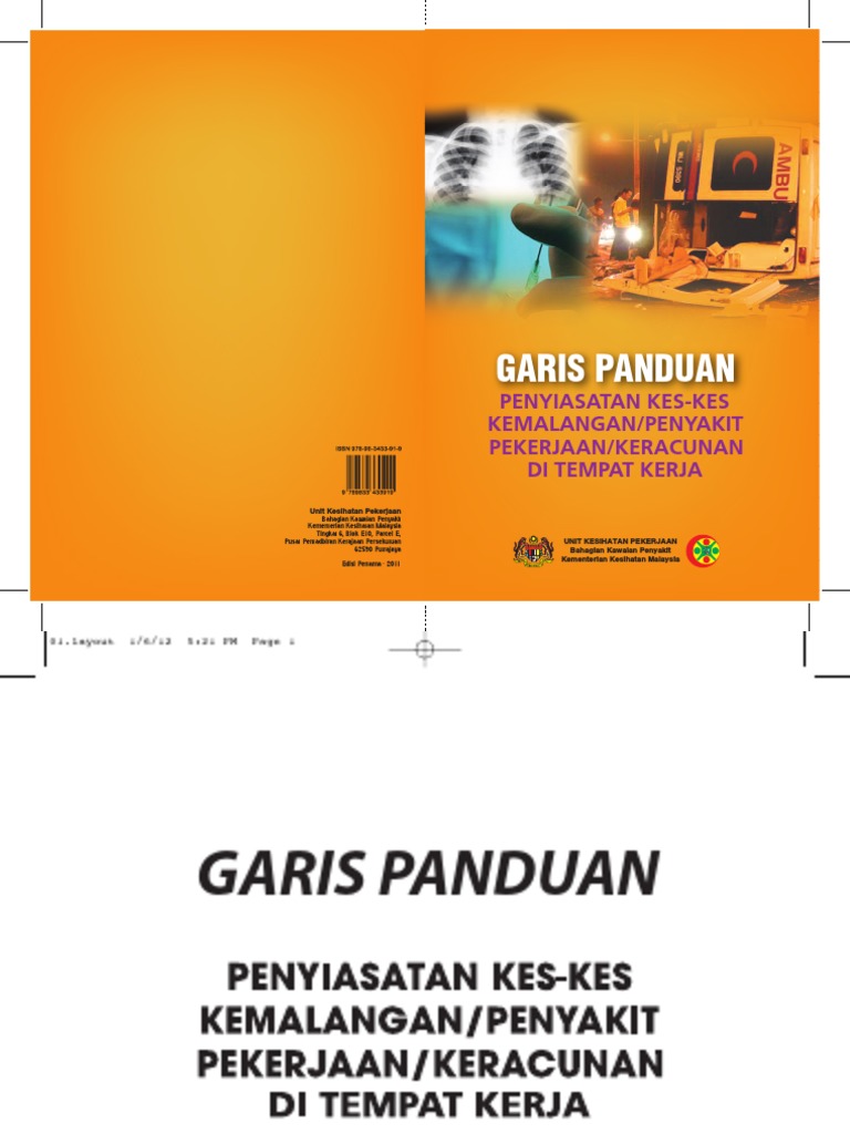 Garis Panduan Penyiasatan Kes-kes Kemalangan ,Penyakit ...