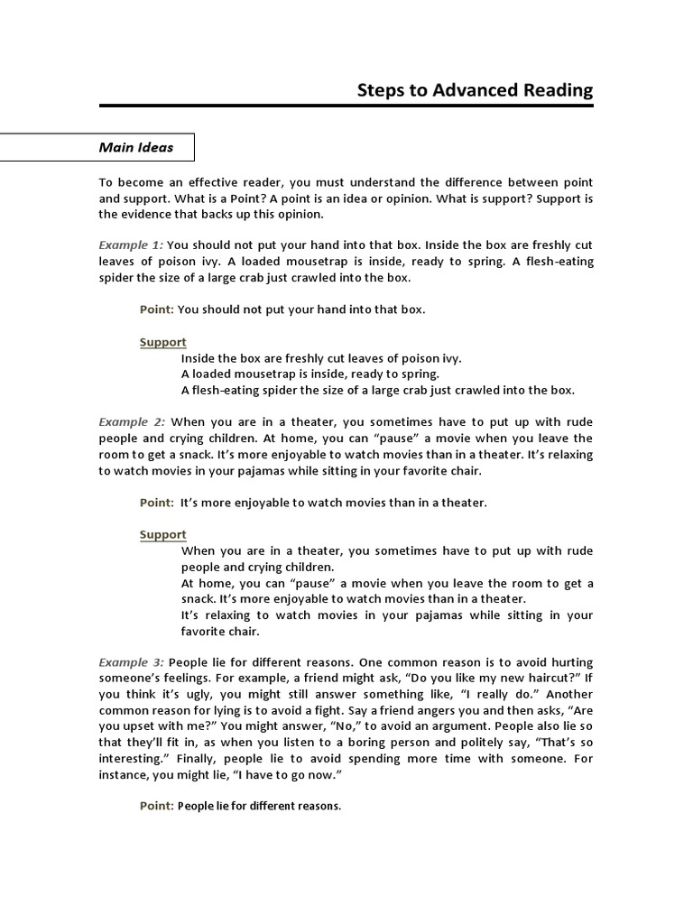 Mastering Advanced Reading Techniques | PDF | Poverty | Poverty ...