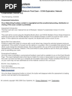 Download CCNA Exploration Network Fundamentals Ver4 0 Enetwork Final Exam v1 92 With Feedback Corrections by gumball19 SN38333780 doc pdf