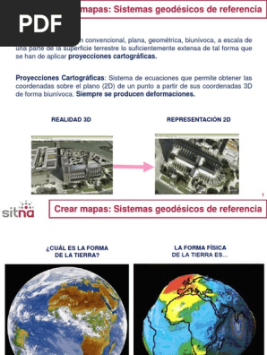 Sitna T01 Sistemas De Referencia Geodesia Mapa