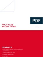 Multiclub Access Guide