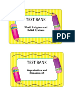 Test Bank: World Religions and Belief Systems