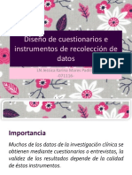 Diseño de cuestionarios e instrumentos de recolección