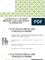 La Acción Social y Las Mujeres Inmigrantes