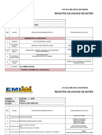 Avance de Asignatura FIS I